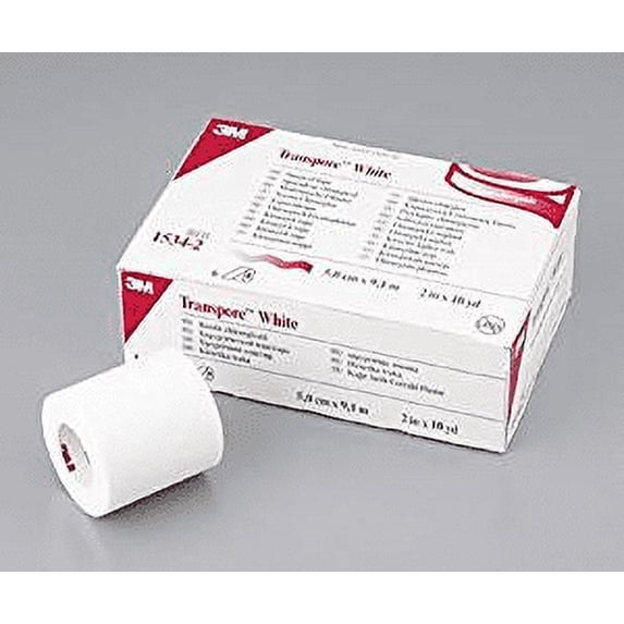 3M Transpore White Dressing Tape 2"X10Yards - Model 1534-2 BX/6