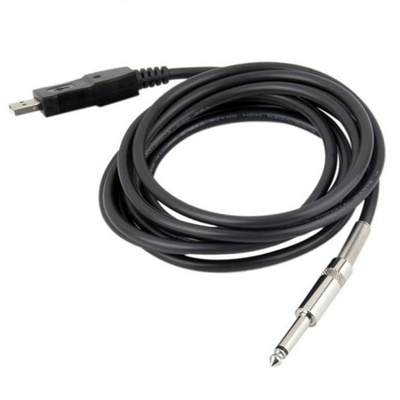3M USB Guitar Bass To USB 6.3mm Link Cable adapter PC Recording USB Guitar Cable