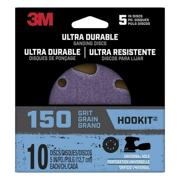 3M 27311 Ultra Durable Sanding Disc, Ceramic, 5 Inch