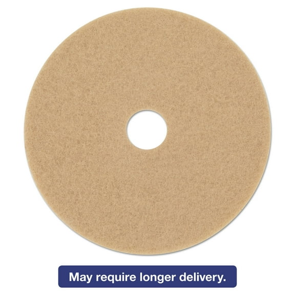 3M Ultra High-Speed Floor Burnishing Pads 3400 21-Inch Tan 05607