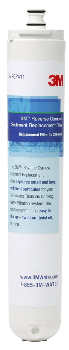 3M Under Sink Reverse Osmosis Replacement Water Filter Cartridge 3MROP411-20A, 20 Per Case
