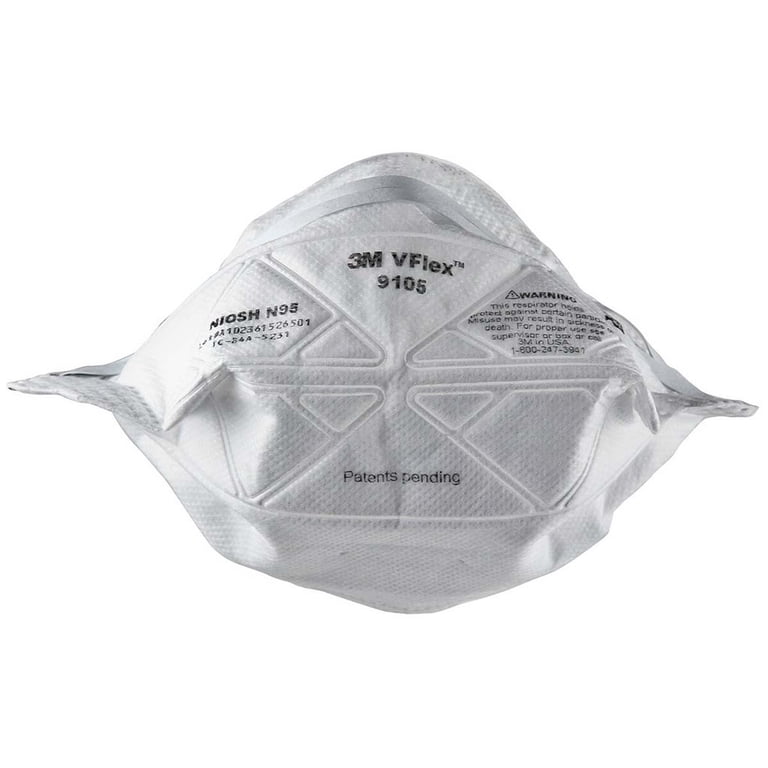 3M VFLEX 9105 N95マスク スモールサイズ 400枚 3M 9105 N95 VFlex Particulate Respirator for Painting & Sanding