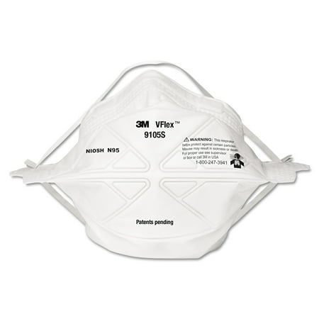 3M 9105S VFlex Particulate Respirator N95, Small, 50/box