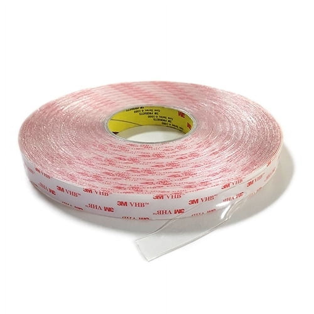3M VHB 4910 Clear Tape - 1 mm (40 mil) - 3/4" x 36 yds - High Bond - Mounting - Double-sided - Heavy Duty