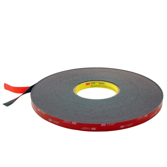 3M VHB Tape [40 mil / flame retardant] (5958FR): 1/2 in. x 36 yds. (Black)