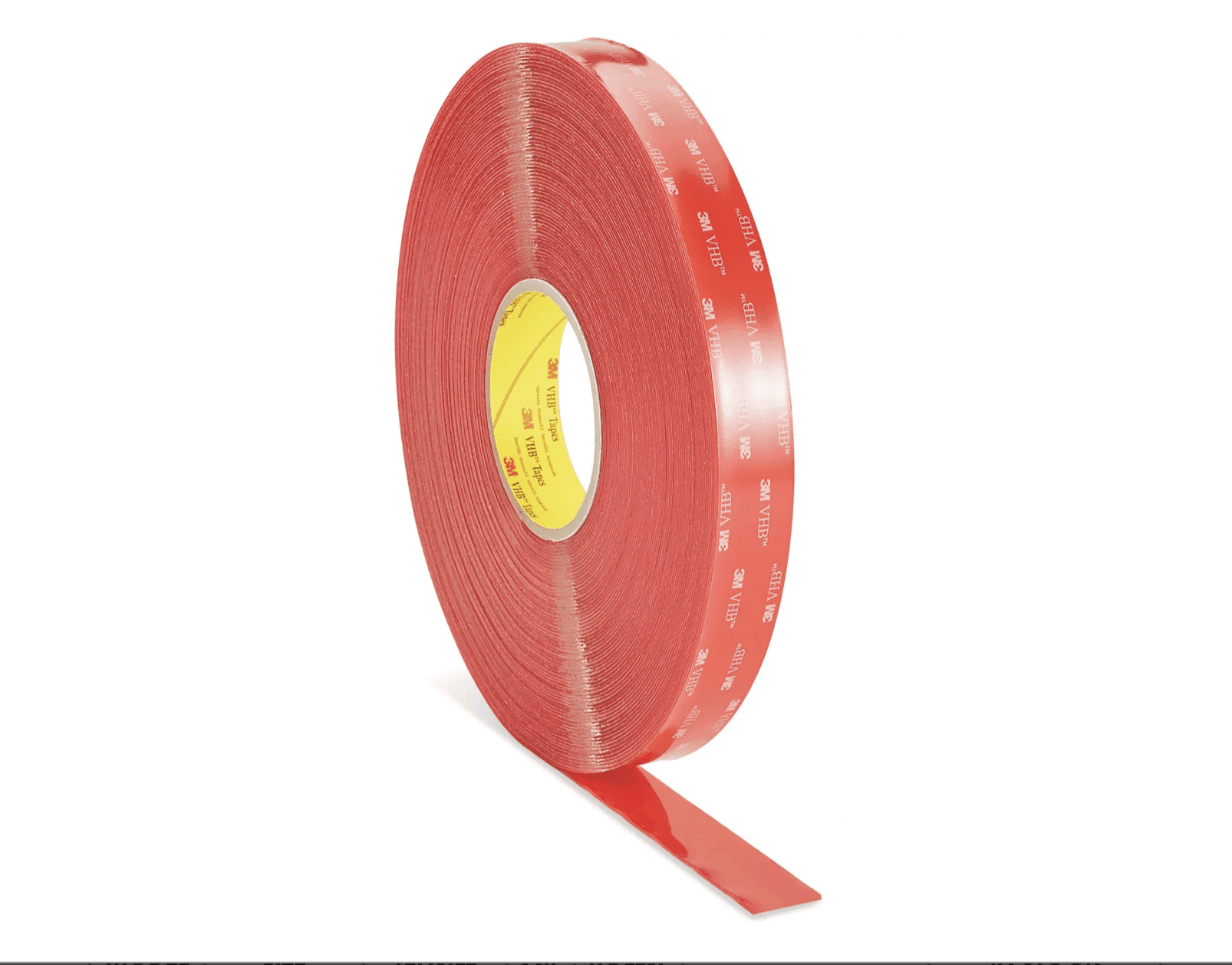 3M Double Sided Tape 4910, Clear, 1 in x 36 yd 40 mil