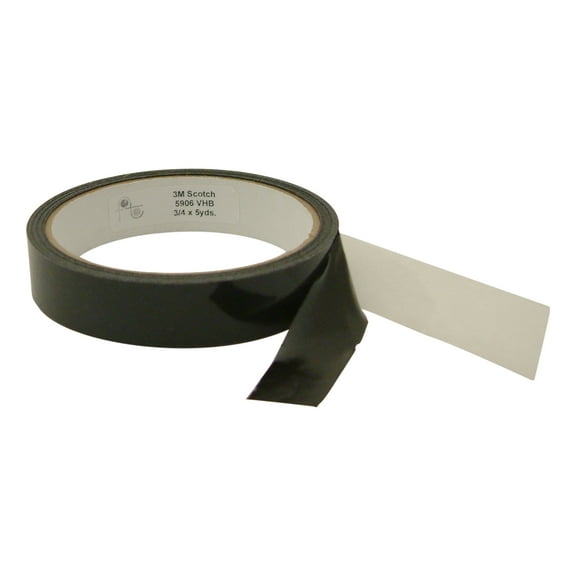 3M VHB Tape [6 mil / black] (5906): 3/4 in. x 15 ft. (Black)