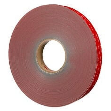 3M VHB Tape RP+040GF, Gray, 1 in x 36 yd, 16 mil, Film Liner, 9 Rolls/Case