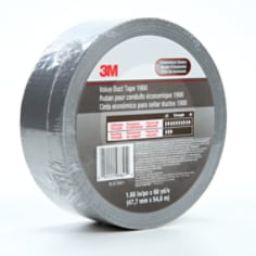 3M Value Duct Tape 1900, Silver, 1.88 in x 60 yd, 5.8 mil, 24/Case, Individually Wrapped Conveniently Packaged (Case of 24) SKU 7010375734