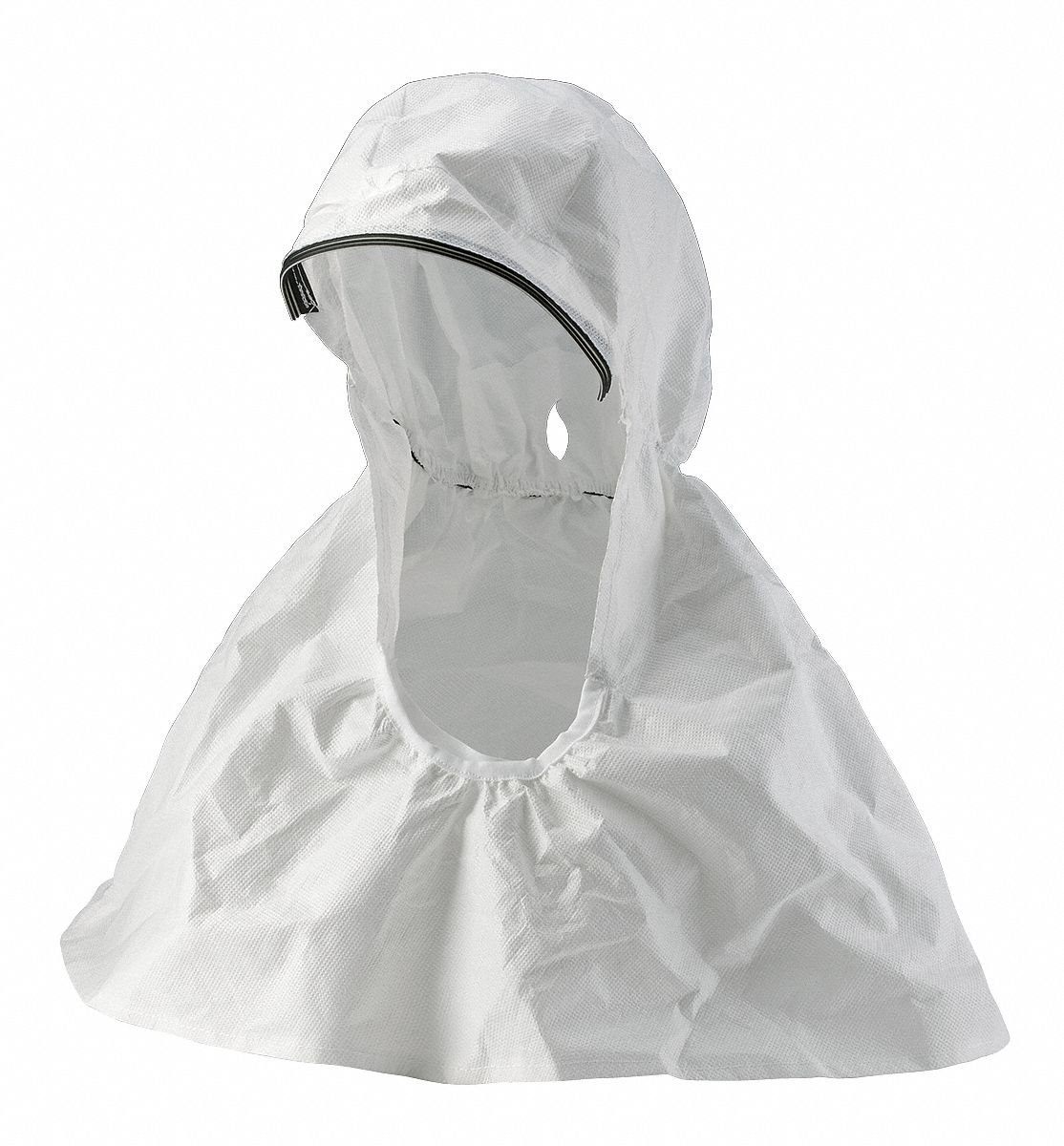 3M Versaflo 37332 Head Neck and Shoulder Cover M-976/AAD, for M-100 and M-300 Series Welding Helmets, White