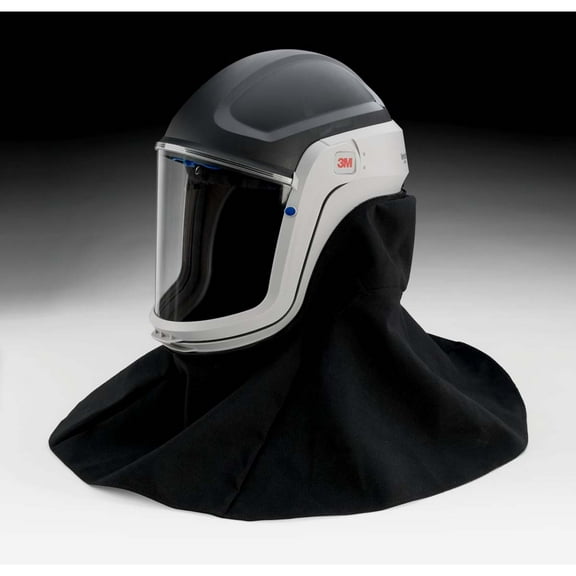 3M? Versaflo? Respiratory Helmet Assembly M-407, with Premium Visor and Flame Resistant Shroud