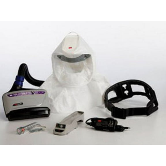 3M Versaflo TR-600-ECK Belt Mounted Universal Light Weight PAPR Kit With S-433 Hood Assembly, High Efficiency Particulate Filter, And TR-330 Standard Battery
