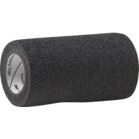 3M Vetrap 4 inch x 5 yard Self-Adherent Bandage Wrap - Black Pack of 6 Rolls