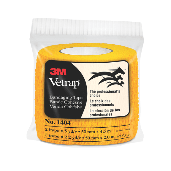 3M Vetrap Bandaging Tape: 2 in. x 15 ft. (Gold)