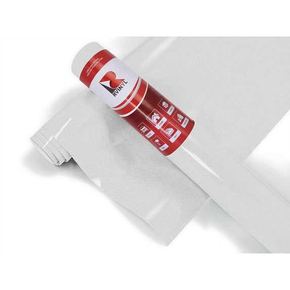 3M Vinyl Car Wrapping Film 2080 Gloss White Aluminum G120 Air Bubble Free - 5ft x 8ft