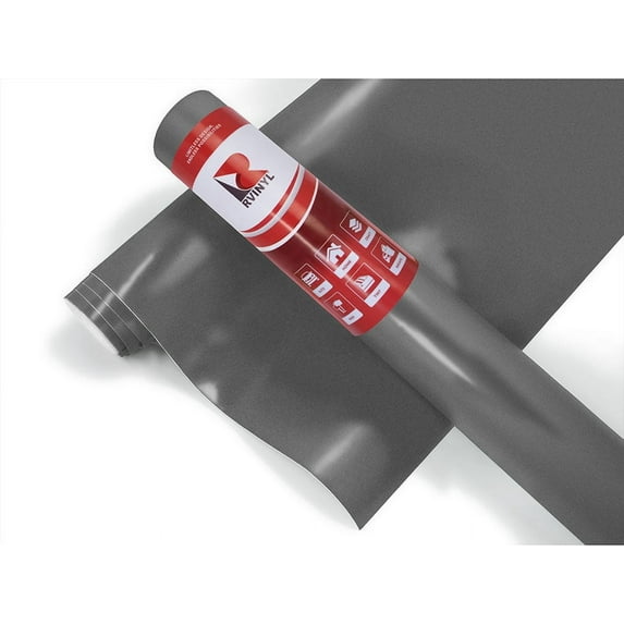 3M Vinyl Car Wrapping Film 2080 Satin Dark Gray S261 Dual Cast Bubble Free - 5ft x 14ft