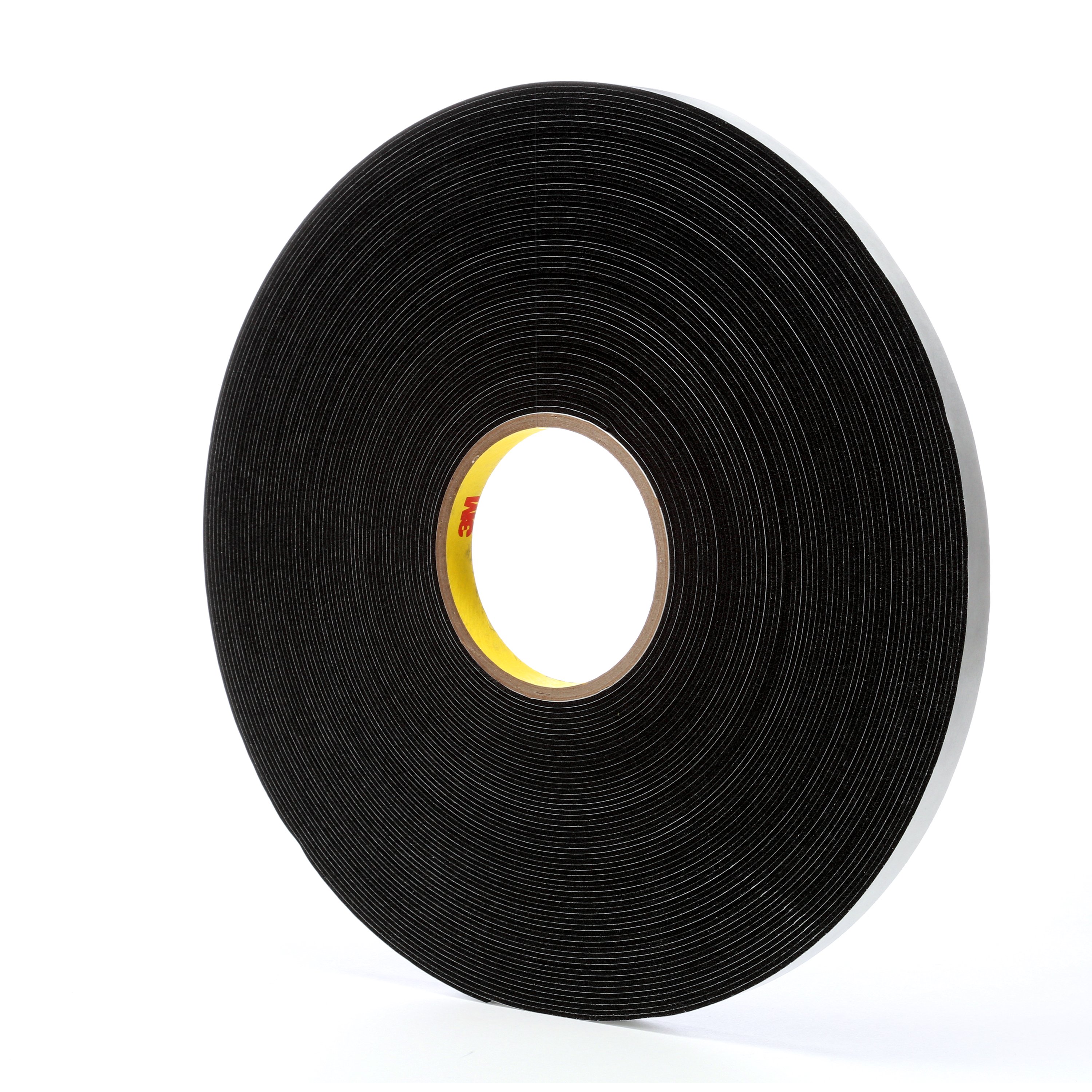 3M Vinyl Foam Tape 4516, Black, 1/2 in x 36 yd, 62 mil, 18 rolls per case