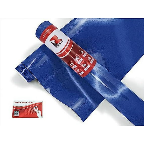 3M Vinyl Graphic Car Film Sheet Scotchlite 680 Blue Reflective 75 Bubble Free 2ft x 10yd