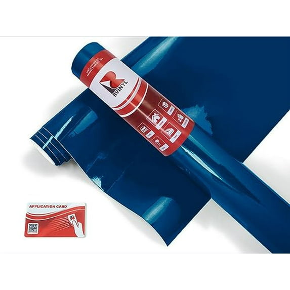 3M Vinyl Graphic Cast Film 180mC Dark Blue 397 High Gloss Finish Bubble Free - 2ft x 9ft