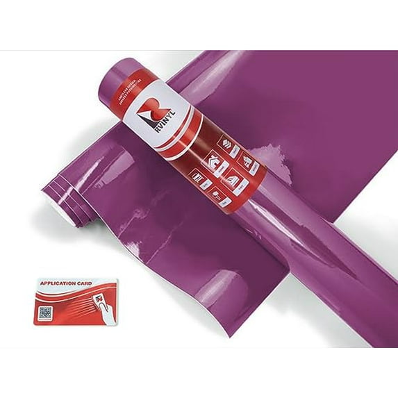 3M Vinyl Graphic Cast Film 180mC Dark Violet 98 High Gloss Finish Bubble Free - 2ft x 3ft
