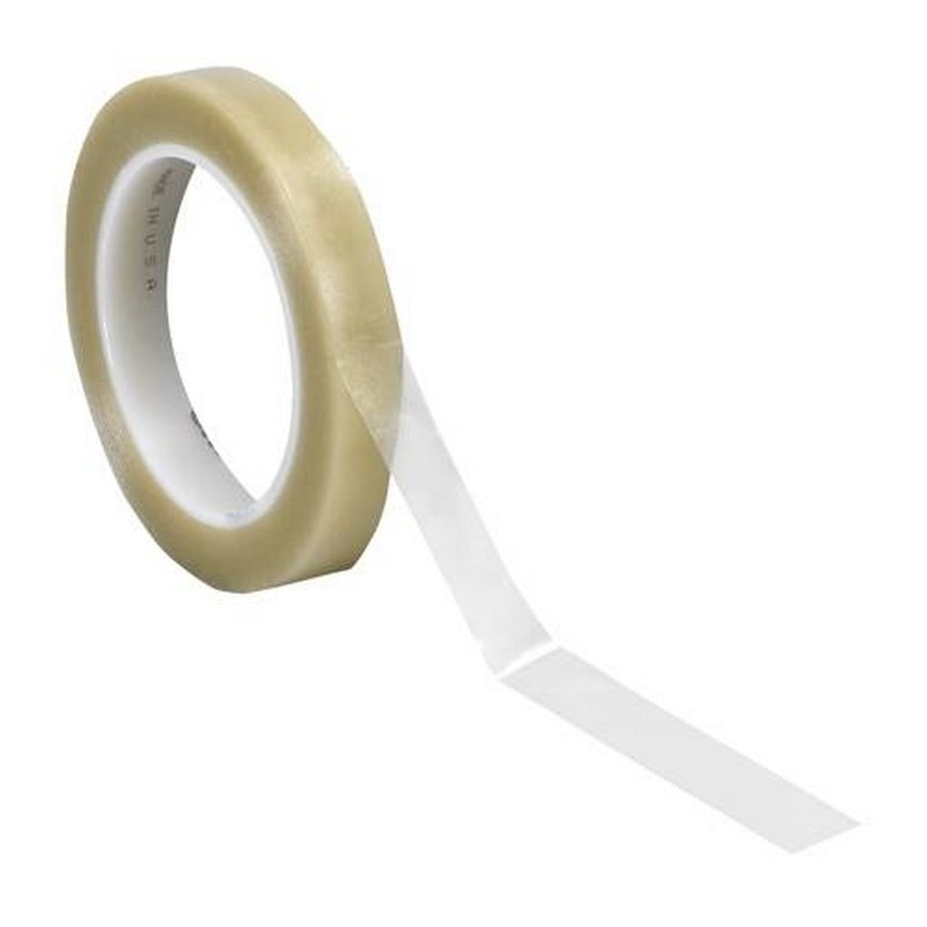 3M™ 471 Vinyl Tape, 3" Core, 0.5" x 36 Yd., Clear, Case Of 3