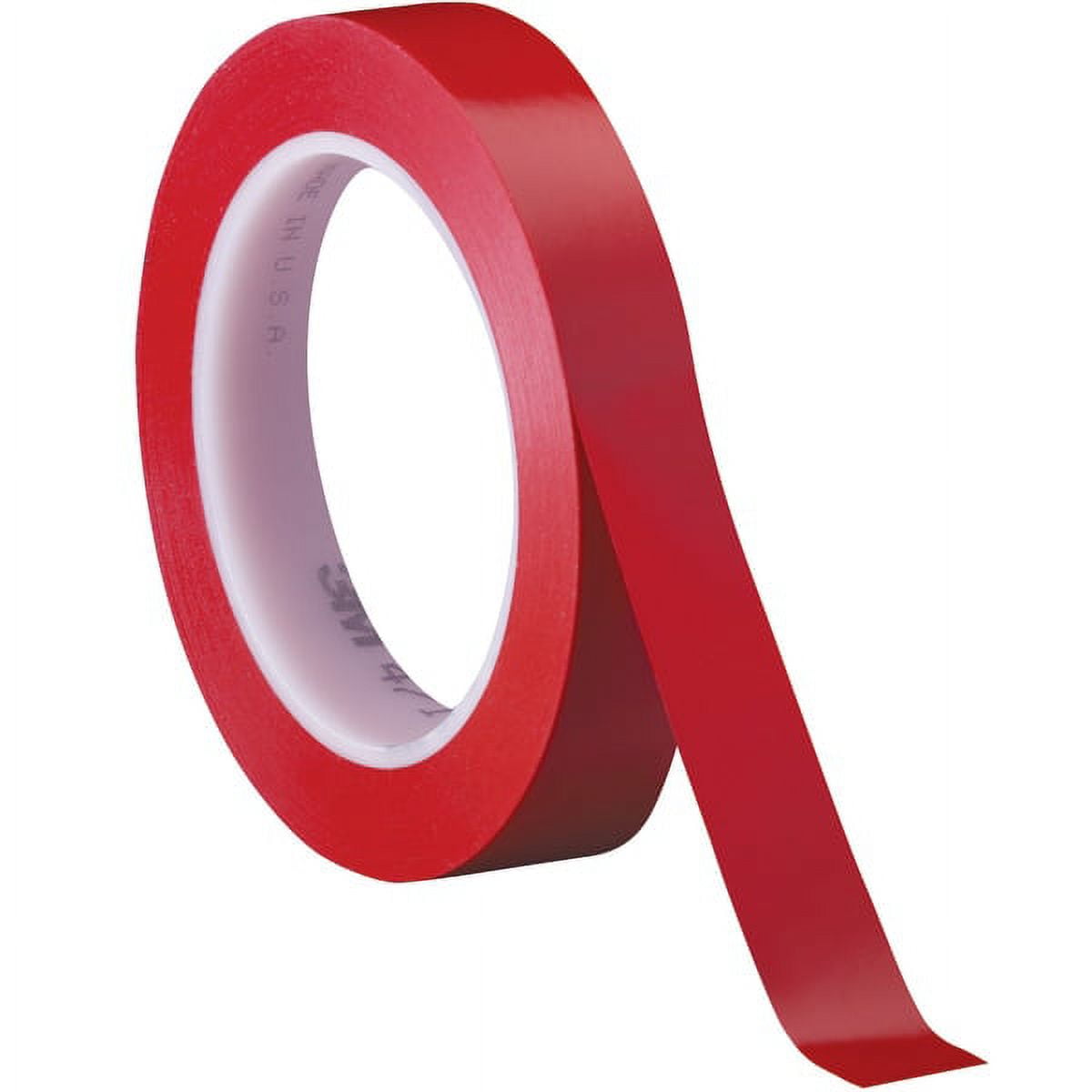 Vinyl Tape 471, 3/4 in W x 36 yd L, 5.2 mil Thick, Red