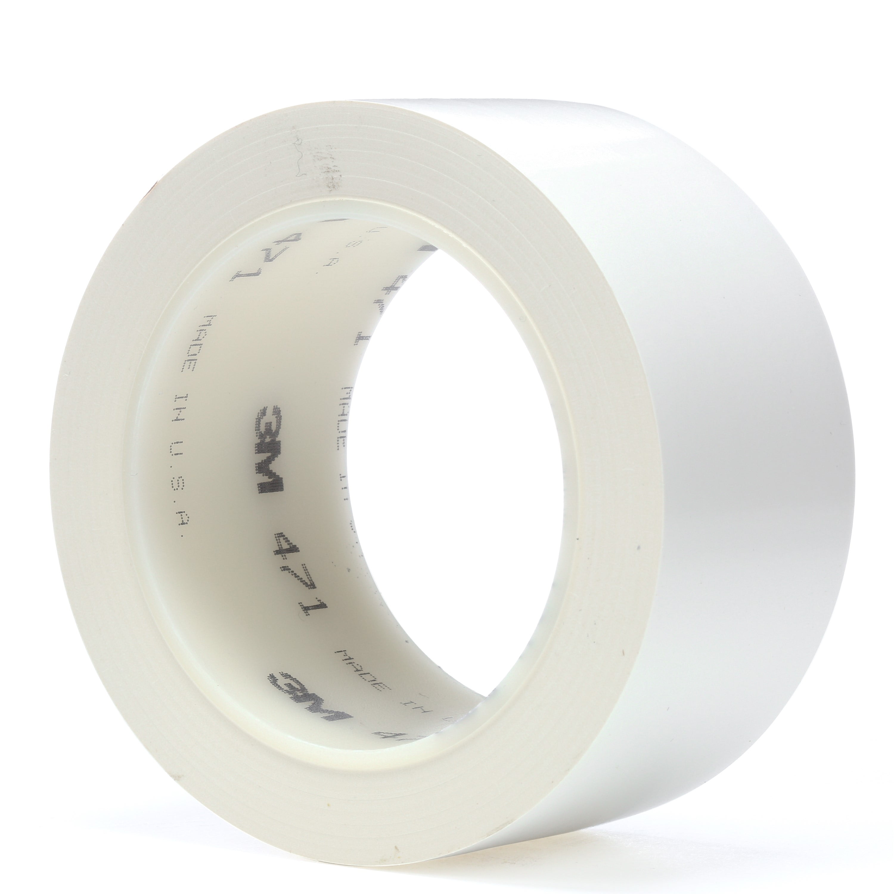 3M Vinyl Tape 471, White, 2 in x 36 yd, 5.2 mil, 24 rolls per case