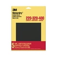thumbnail image 1 of 3M Wet or Dry Sandpaper, Assorted Sheets, 220, 320, 400 Grits,  9 in. x 11 in., 5 Pack, 1 of 5