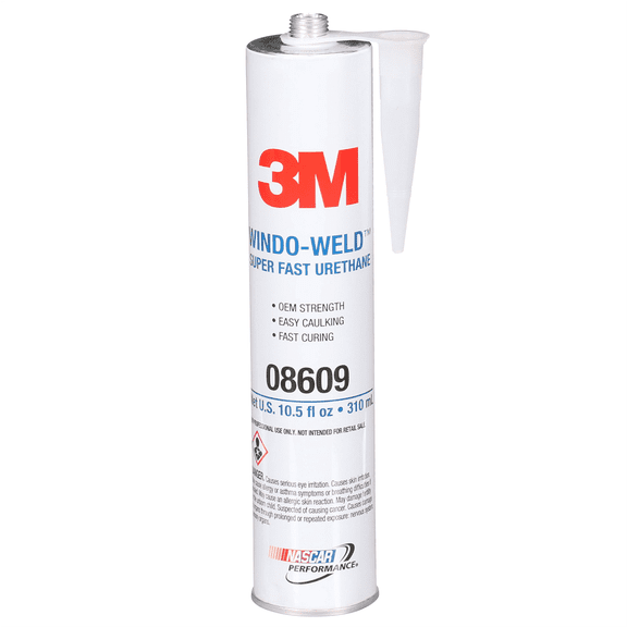 3M Windo-Weld Super Fast Urethane, Black, 10oz