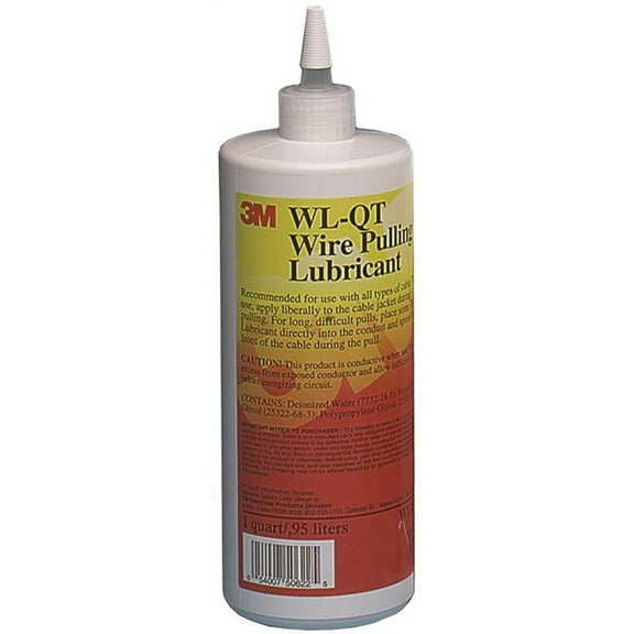 3M Wire Pulling Lubricant Gel WL, 1 Quart (Pack of 1)