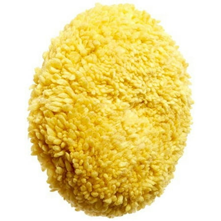 3M Wool Polishing Pad (05713) For Boats, Cars, Trucks and RVs Single-Sided 9 Inches , Yellow
