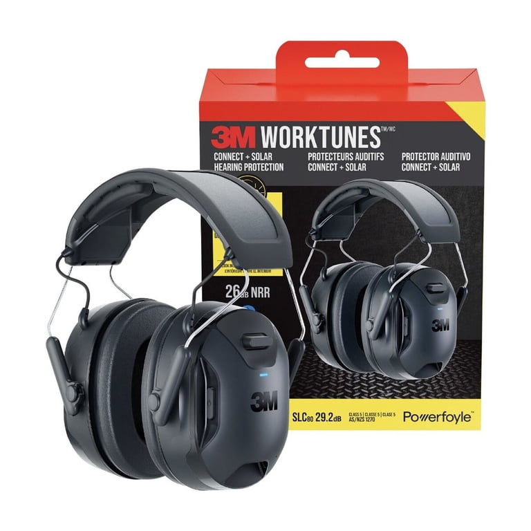 WorkTunes, Wireless Hearing Protection, Solar Powered Bluetooth, 1