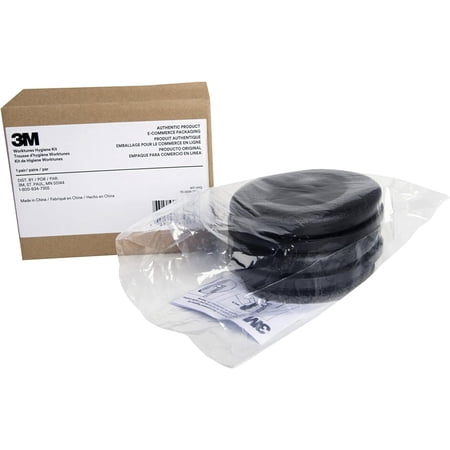 3M WorkTunes Hearing Protector Replacement Ear Cushion Hygiene Kit, 1 pair, works with WorkTunes AM/FM (90541)