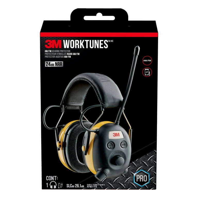 3M WorkTunes Hearing Protector with AM FM Digital Radio Walmart