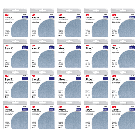 3M Xtract Net Discs: 5 in. width (Blue) 12-discs [20-pack]