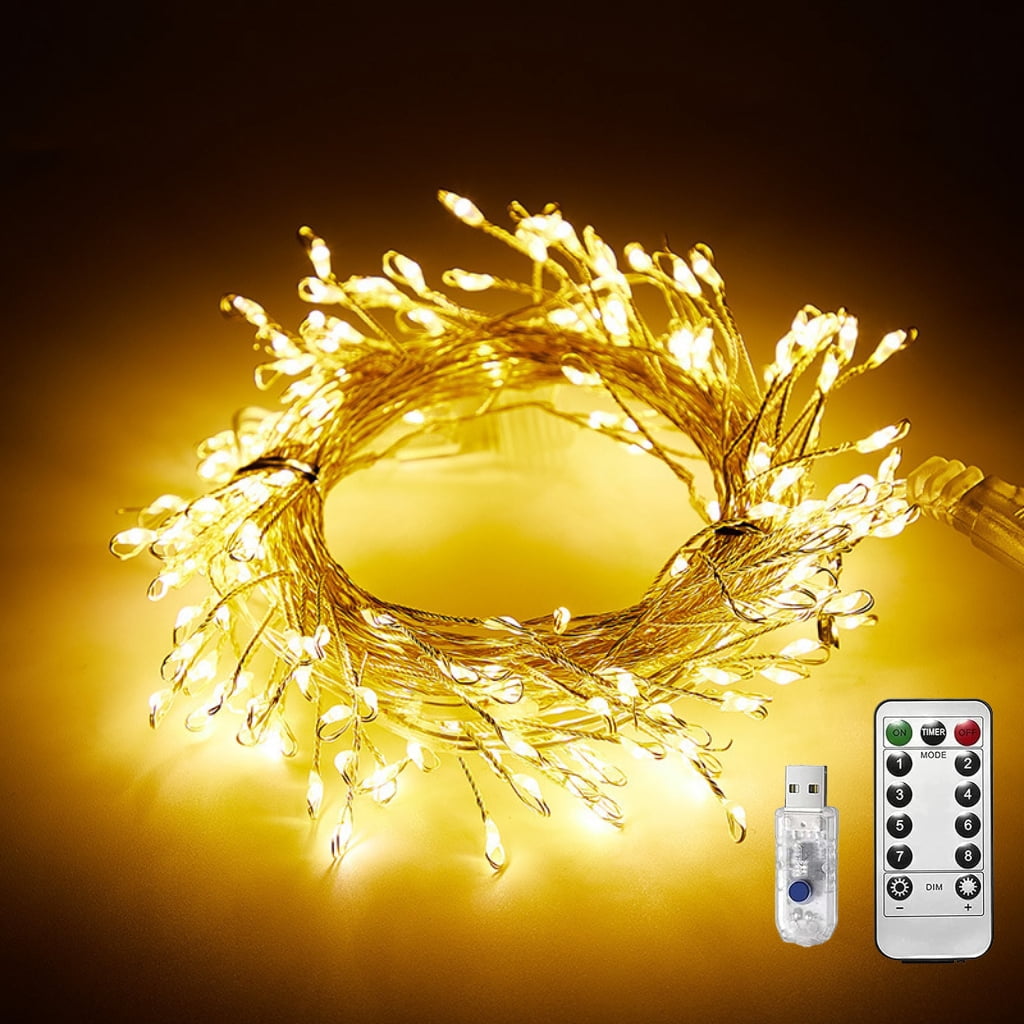 3M100 LED Copper Wire Firecracker Light String - Walmart.com