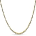 thumbnail image 1 of 3MM 1 Row Gold CZ Tennis Chain Bling, 1 of 2