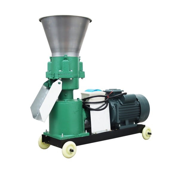 3MM Animal Feed Pellet Mill Machine Feed Granulator Three-head Pressure Roller 220V