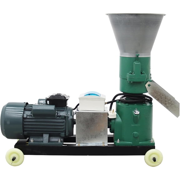 3MM Chicken Feed Pellet Mill Machine Farm Animal Poultry Feed Granulator 220V