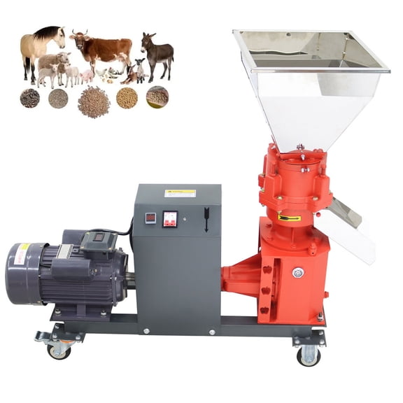 3MM Feed Pellet Mill Machine Electric Chicken Duck Feed Making Machine Animal Feed Maker 220V