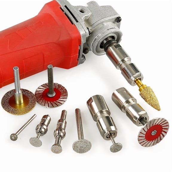 3MM6mm Adaptor, Retrofit Adapter, Straight Grinding Adaptor Collet, 5/8-11Threaded Interface, Stone Grinding Carving Accessory Tools