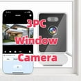 thumbnail image 1 of 3PCs 3MP 2K Window Security Camera, Cameras for Home Security, 2.4GHz & 5GHz WiFi Indoor with Color Night Vision,Person & Motion Detection,24/7 Recording (White 2.4GHz), 1 of 5