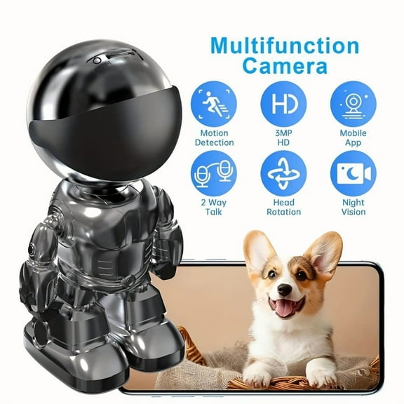 Smart Robot Camera 3MP IP Camera WIFI Robert Network CCTV HD Baby Monitor Remote Control Home Security Camera