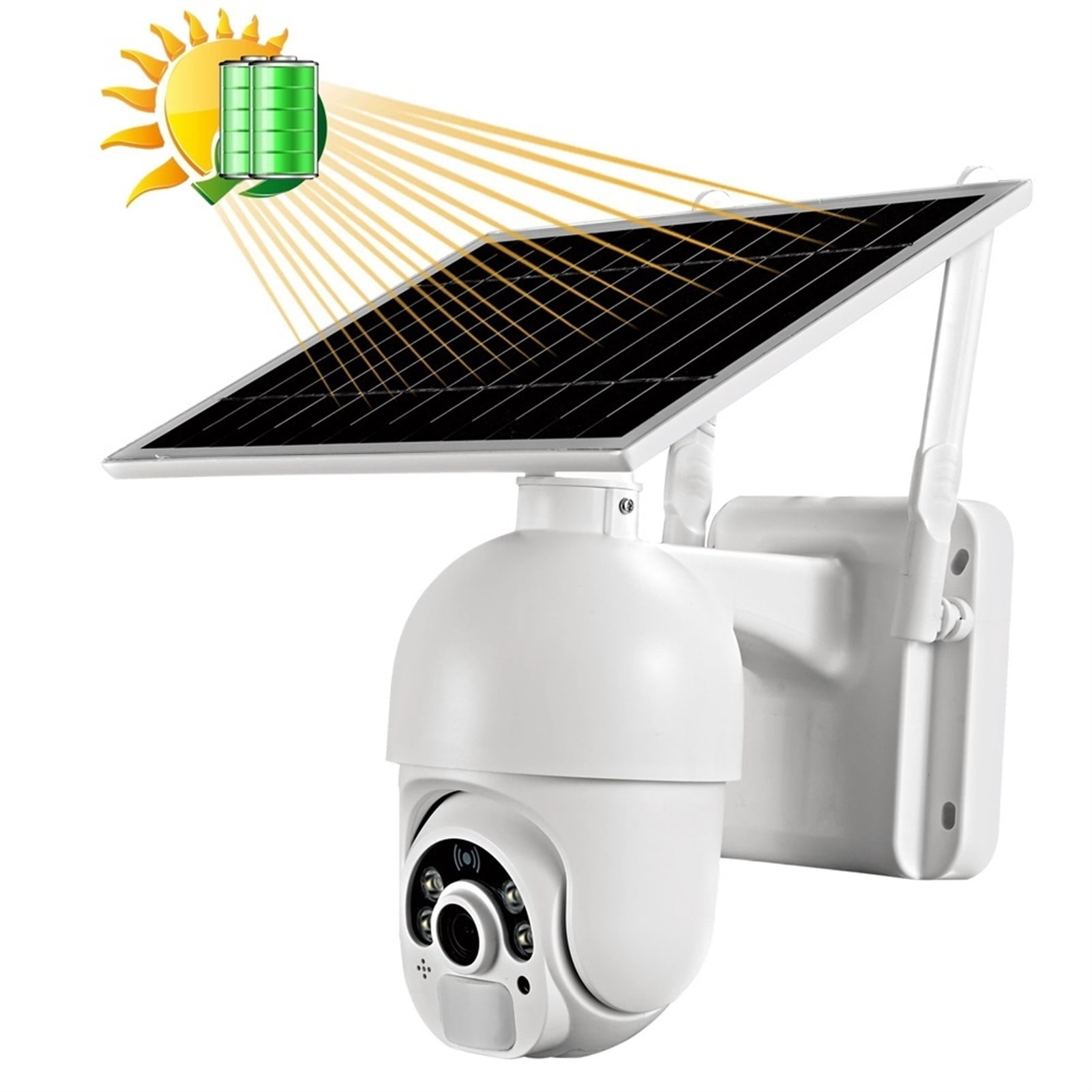 3MP WIFI Solar Camera 4G Sim Card Speed Dome Mini PTZ Camera Solar