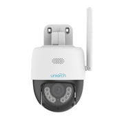 كاميرا مراقبة IP صغيرة الحجم مقاومة للعوامل الجوية بدقة 3 ميجابكسل مع خاصية Wi-Fi Active Deterrence