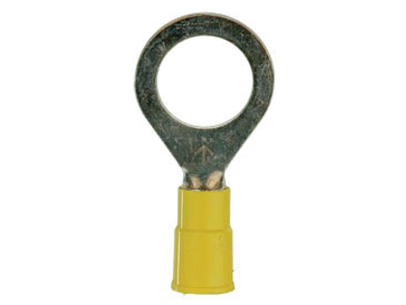 3MYVRT12 3M Yellow Vinyl Ring Terminal 12-10 Gauge 1/2 In Pack Of 100