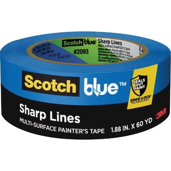 ScotchBlue Multi-Surface Painter's Tape - 1.5 In. Width - Multicolor