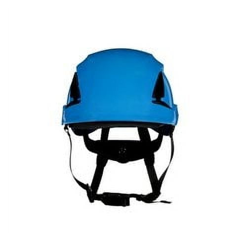 3M SecureFit Safety Helmet - Climbing Style, Construction, Manufacturing, Forestry, Utilities, Work at Height, X5003V-ANSI, Vented, Blue