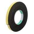 thumbnail image 1 of 3Meter 15mm x 5mm Single-side Adhesive Shockproof Sponge Foam Tape Yellow Black, 1 of 5