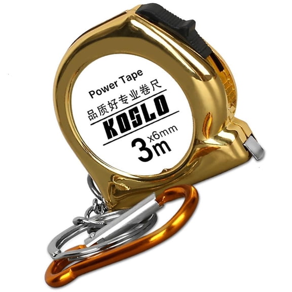 3Meter Measuring Tape Durability Steel Scale Lightweight ABS Case Carabiner